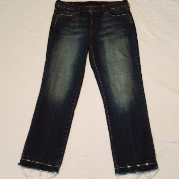 Apt. 9 Women's Distressed Vintage Dark Jeans - Picture 8 of 10